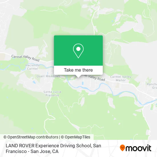 LAND ROVER Experience Driving School map