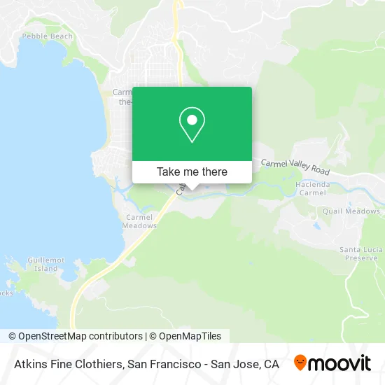 Atkins Fine Clothiers map