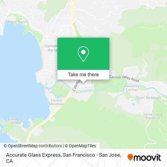 Mapa de Accurate Glass Express