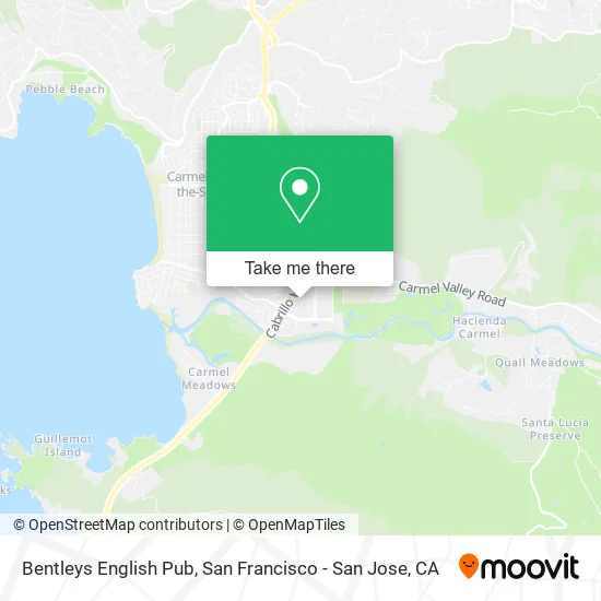 Bentleys English Pub map