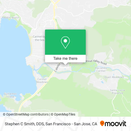 Stephen C Smith, DDS map