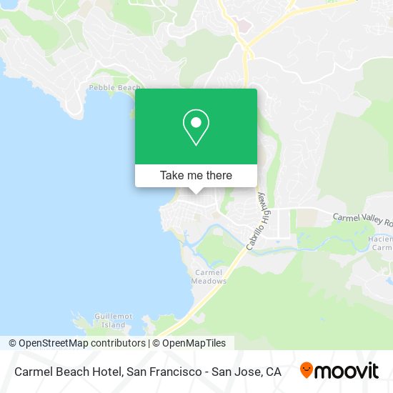 Carmel Beach Hotel map