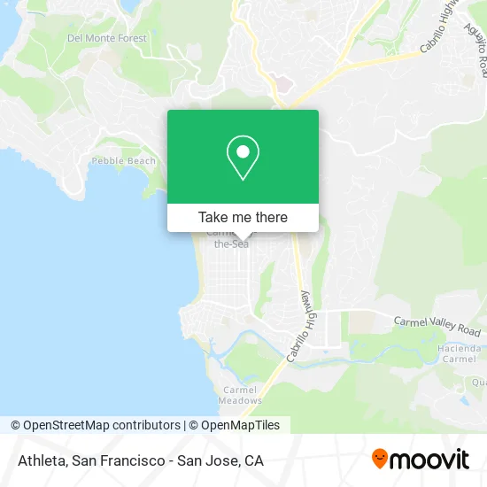 Mapa de Athleta