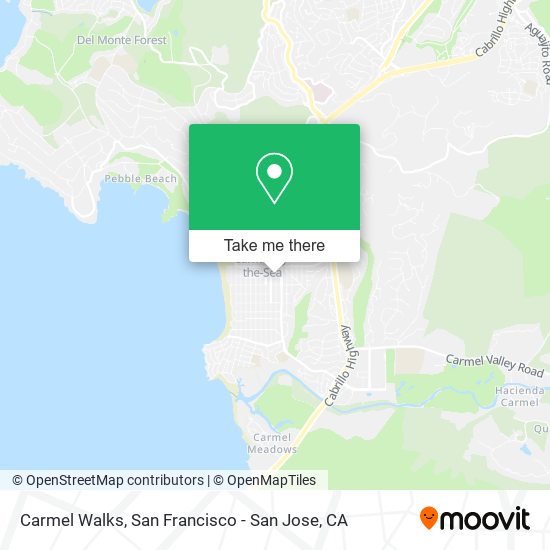 Mapa de Carmel Walks