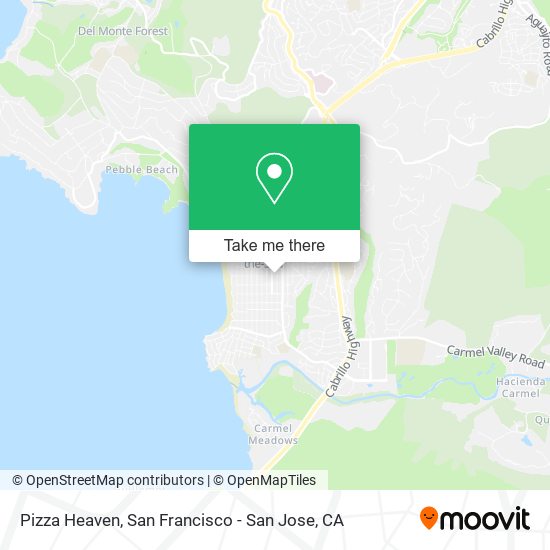 Pizza Heaven map