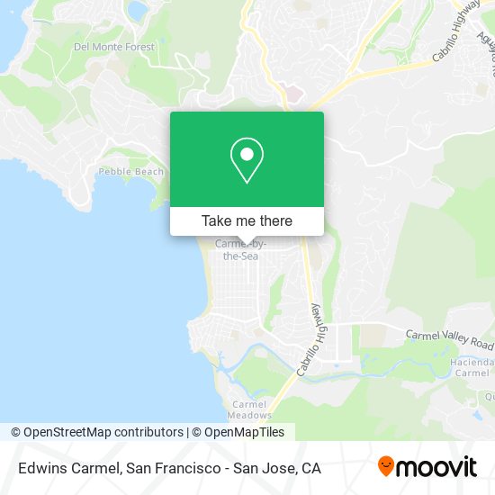 Mapa de Edwins Carmel