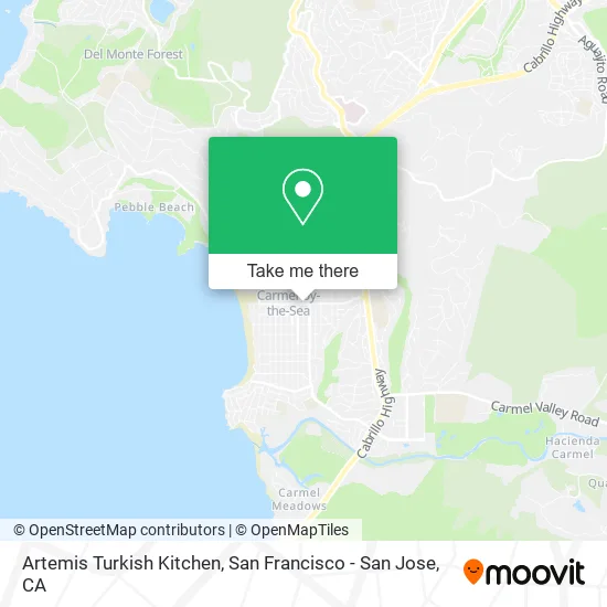 Artemis Turkish Kitchen map