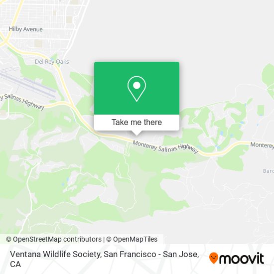 Mapa de Ventana Wildlife Society