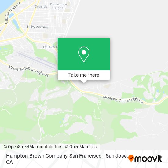 Hampton-Brown Company map
