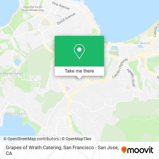 Mapa de Grapes of Wrath Catering