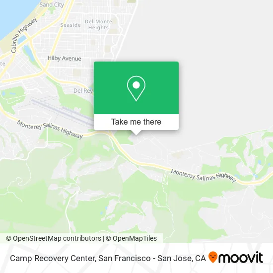 Mapa de Camp Recovery Center