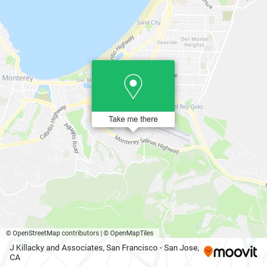 J Killacky and Associates map