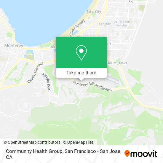 Community Health Group map