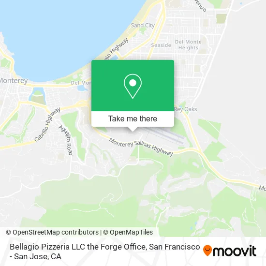 Mapa de Bellagio Pizzeria LLC the Forge Office