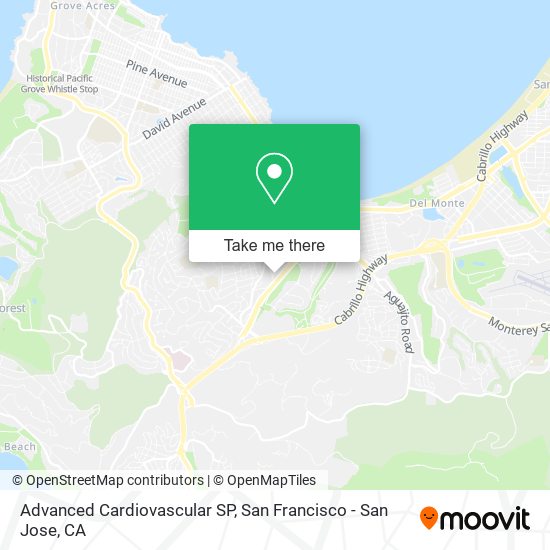 Mapa de Advanced Cardiovascular SP