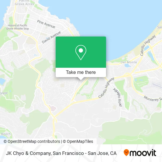 JK Chyo & Company map