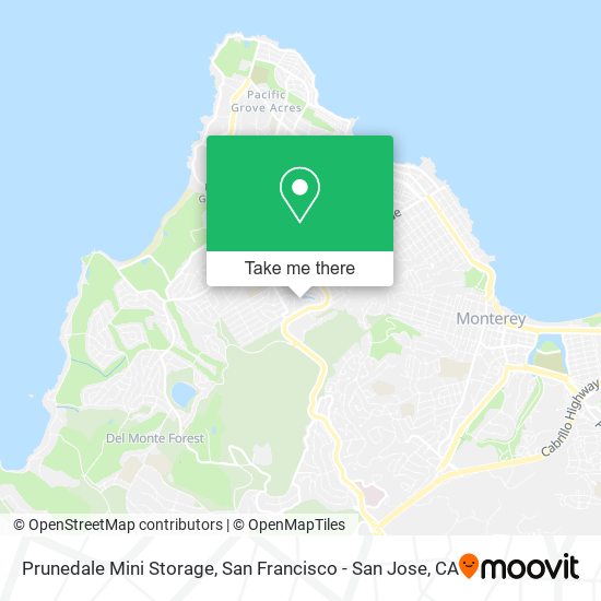 Prunedale Mini Storage map