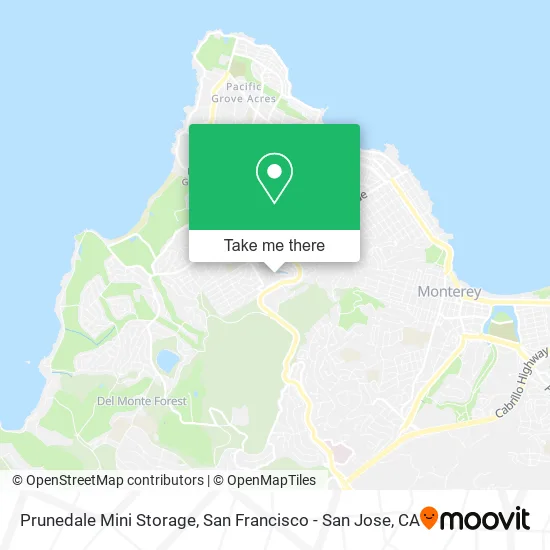 Prunedale Mini Storage map