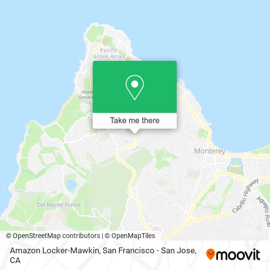 Amazon Locker-Mawkin map