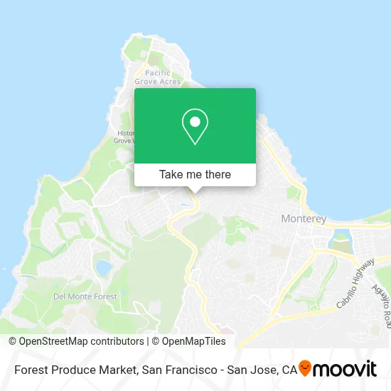 Forest Produce Market map