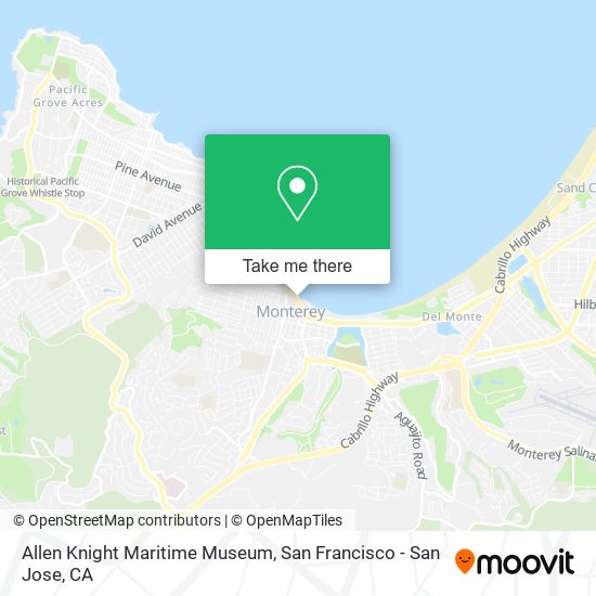 Allen Knight Maritime Museum map