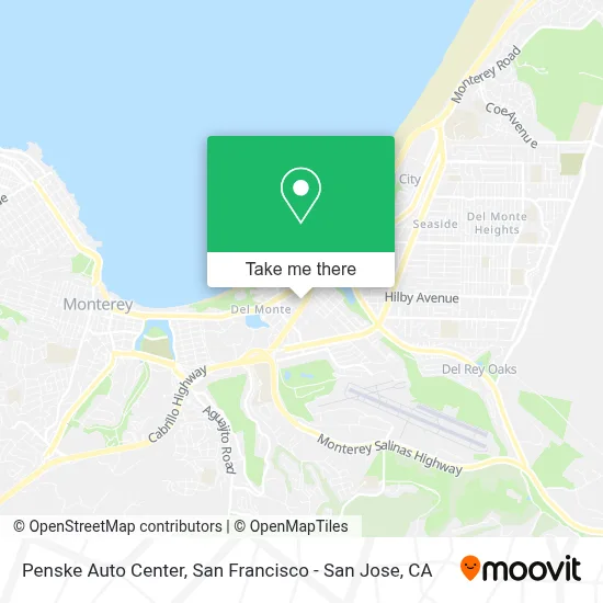 Penske Auto Center map