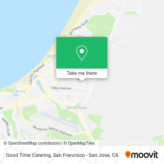 Good Time Catering map