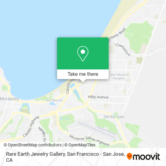 Rare Earth Jewelry Gallery map