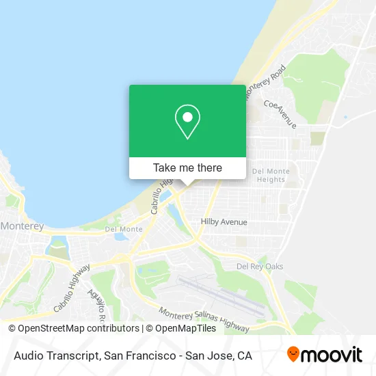 Mapa de Audio Transcript