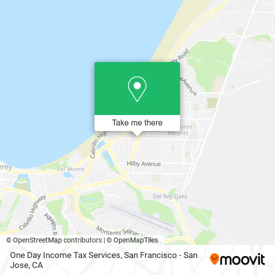 Mapa de One Day Income Tax Services