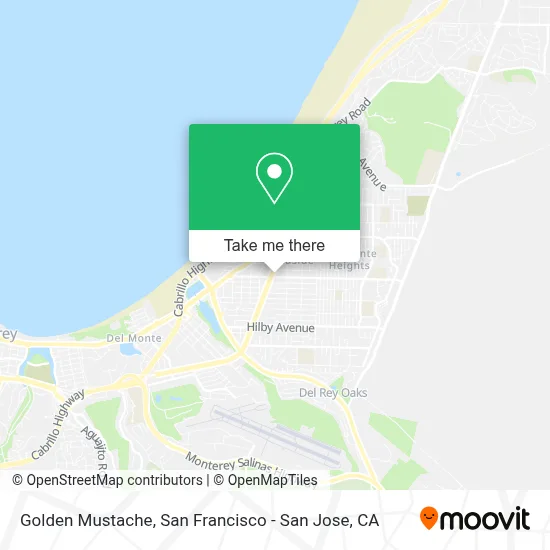 Golden Mustache map