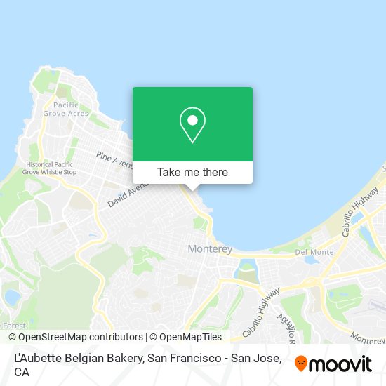 Mapa de L'Aubette Belgian Bakery