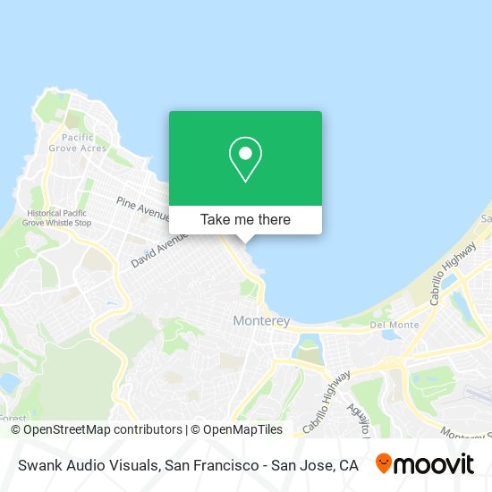 Swank Audio Visuals map