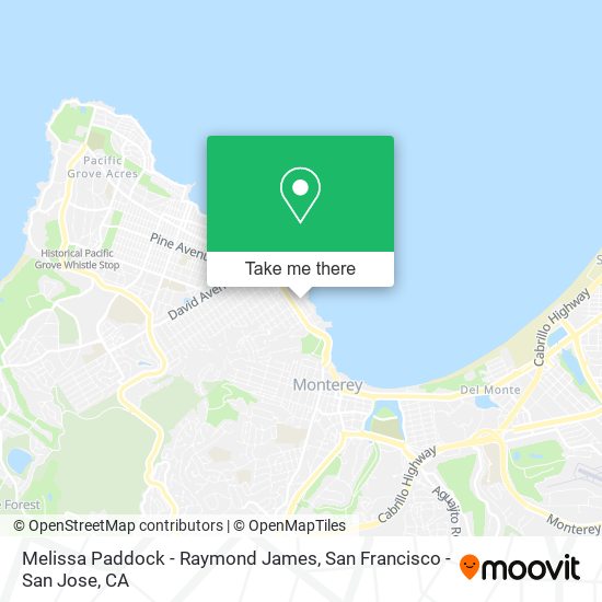 Melissa Paddock - Raymond James map