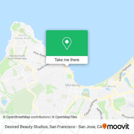 Desired Beauty Studios map