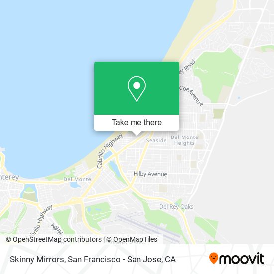 Mapa de Skinny Mirrors