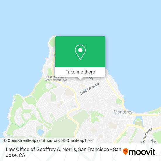 Law Office of Geoffrey A. Norris map