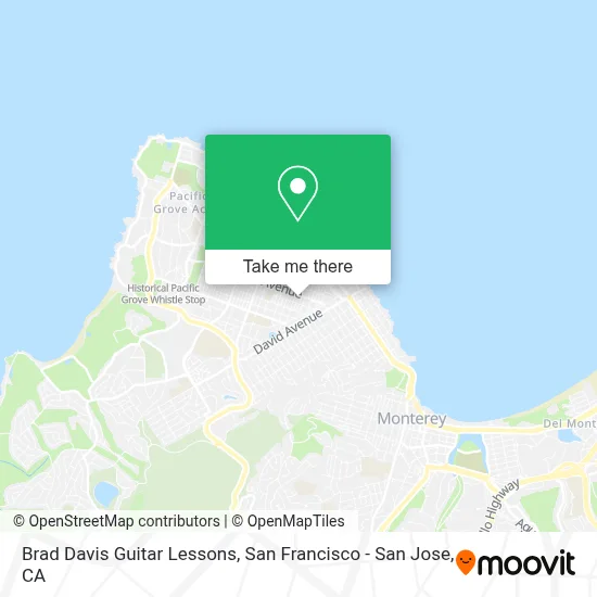 Brad Davis Guitar Lessons map