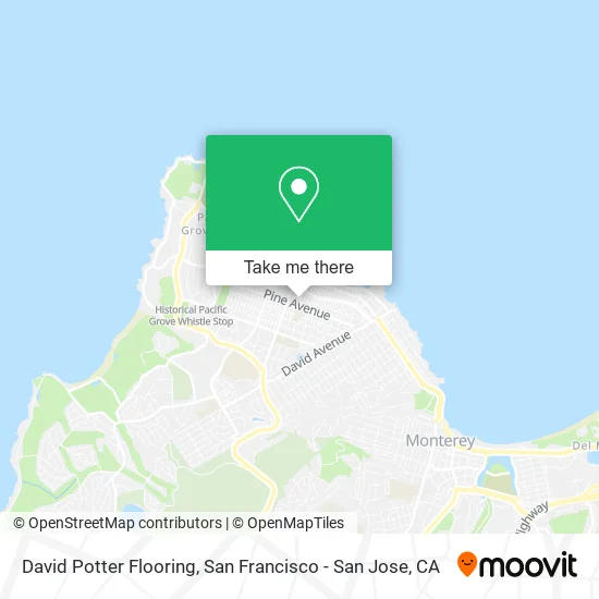 Mapa de David Potter Flooring