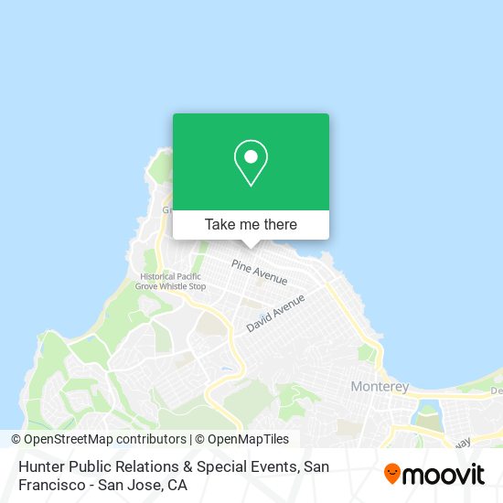 Hunter Public Relations & Special Events map