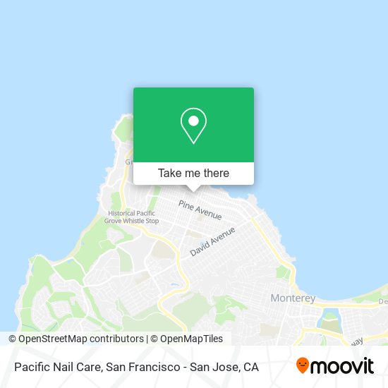 Pacific Nail Care map
