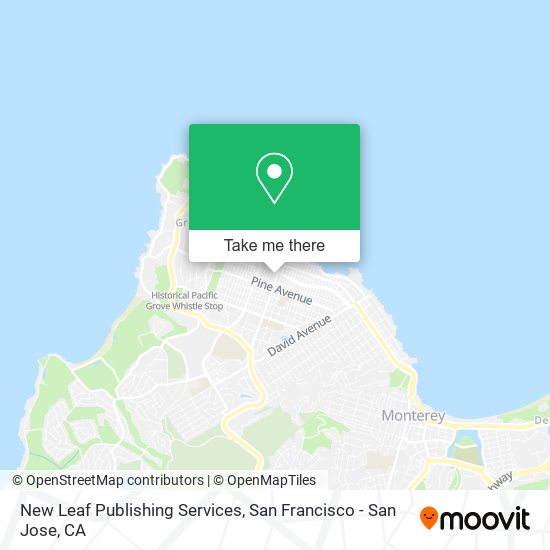 New Leaf Publishing Services map