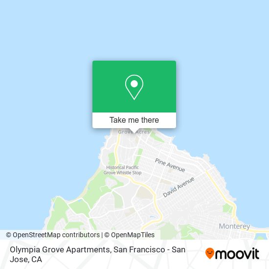 Mapa de Olympia Grove Apartments