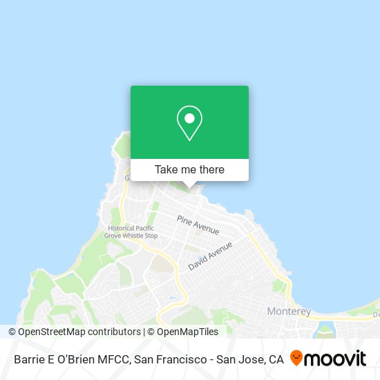 Barrie E O'Brien MFCC map