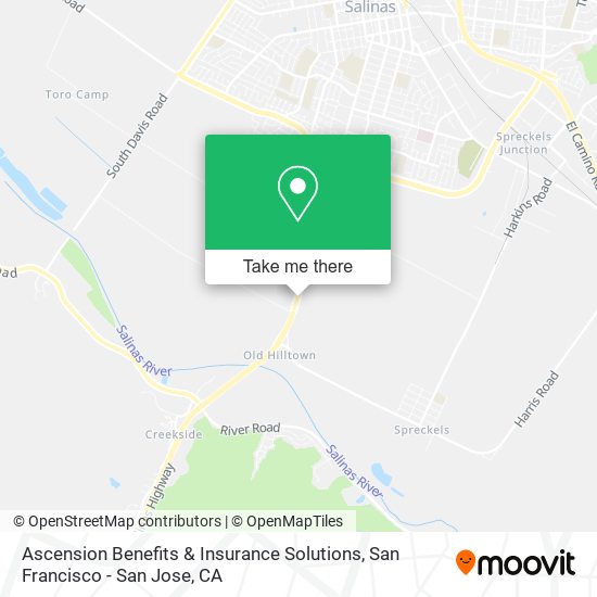 Ascension Benefits & Insurance Solutions map