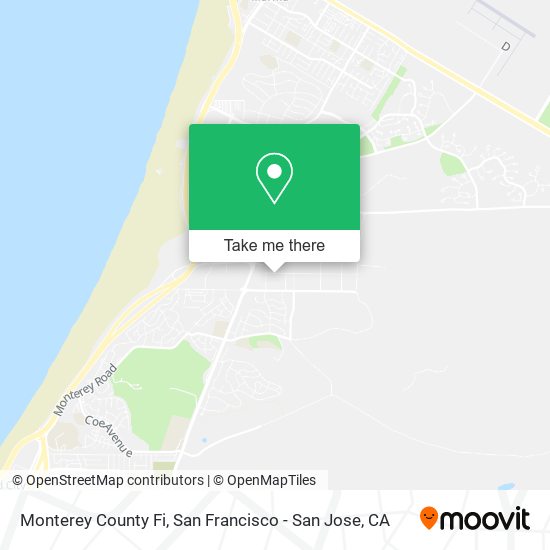 Mapa de Monterey County Fi
