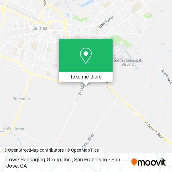 Lowe Packaging Group, Inc. map