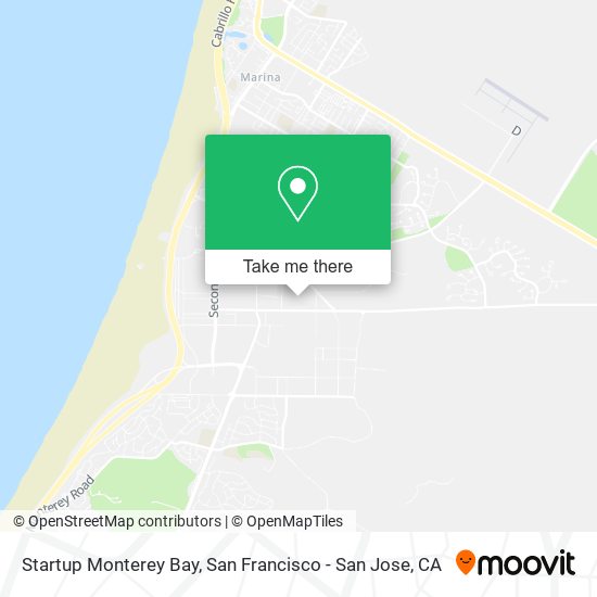 Startup Monterey Bay map