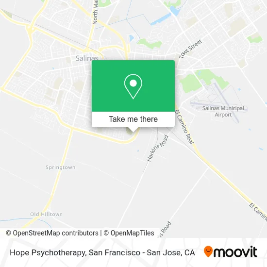 Hope Psychotherapy map