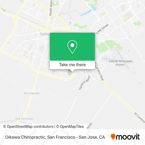 Oikawa Chiropractic map